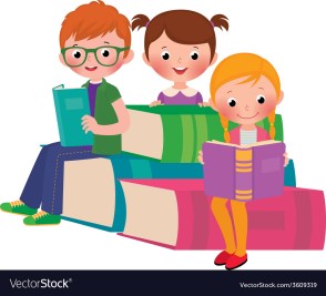 children-reading-books-vector-3609319