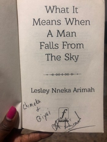 arimah signed book